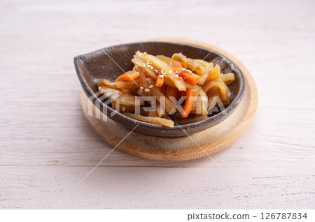 Kinpira of Jerusalem artichoke 126787834