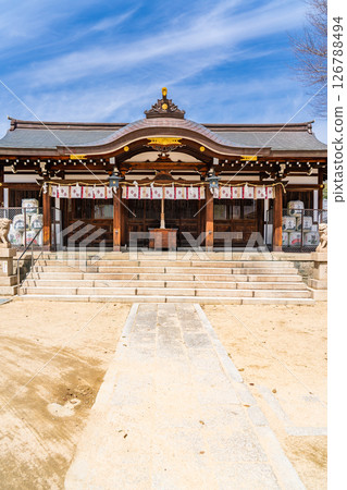 Dainichime Shrine, worship hall (Dainichi-san), Nishiokamoto, Higashinada Ward, Kobe City 126788494