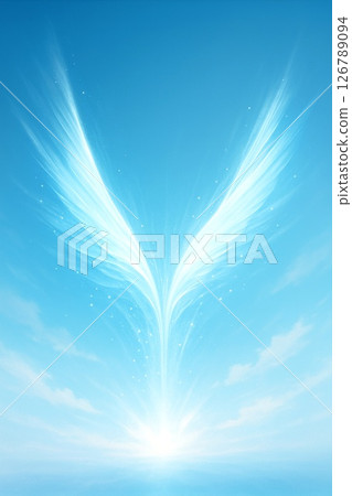 翱翔天空的光明與自由的象徵 126789094