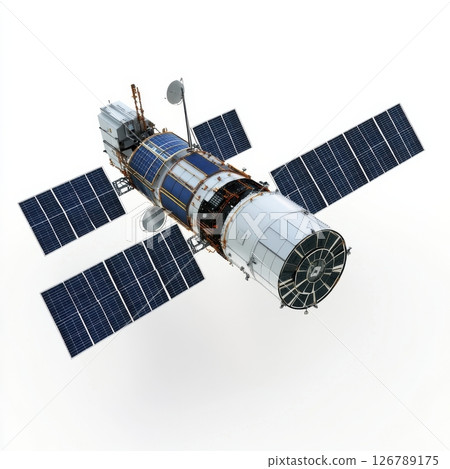 Satellite Communication System with Solar Panels for Isolation 126789175