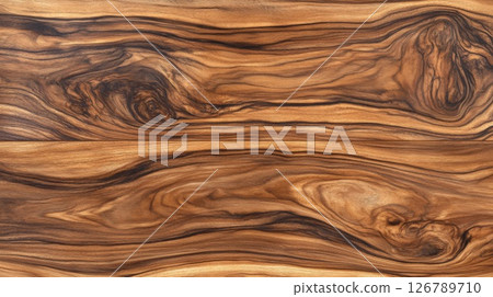 Dark Brown Wood Texture Background 126789710