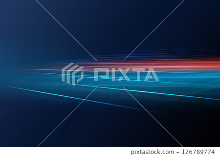 Digital abstract technology background with light rays and sun flare concept series 2165 126789774