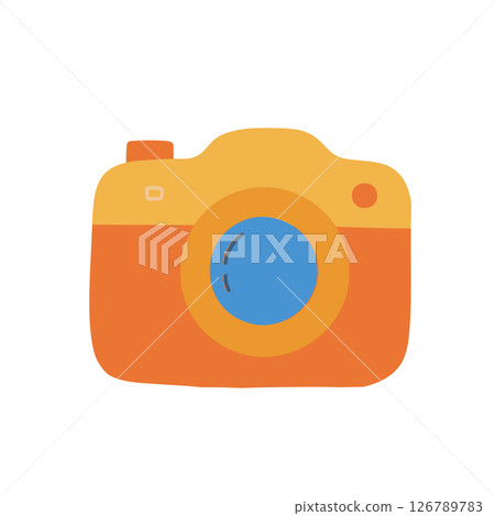 Colorful vintage camera vector illustration, perfect for retro design projects, art decor, and photography themes. Ideal for creative use in digital and print media. Colorful vintage camera vector illustration, perfect for retro design projects, art decor, and photography themes. Ideal for creative use in digital and print media. 126789783