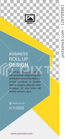 Professional Roll Up Design- Concept  126789901
