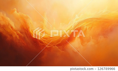 Abstract Orange and Gold Texture Background Abstract Orange and Gold Texture Background 126789966