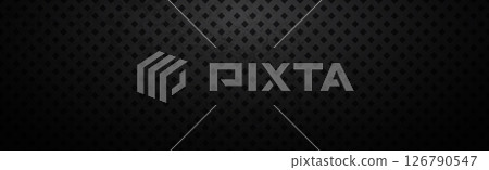 Black perforated background with black holes and glow 126790547