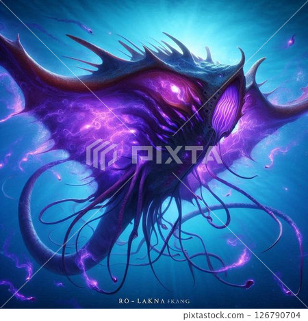 Mystical ray illustration 126790704