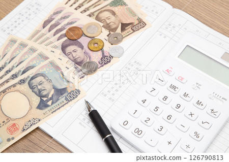 Household account book Household account book 126790813