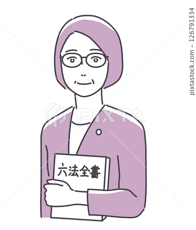 一位手持六道法典的老年婦女 一位手持六道法典的老年婦女 126791334