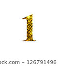 Golden number 1. Numbers for design 126791496