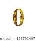Golden number 0. Numbers for design 126791497