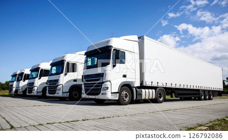 物流圖片（卡車） 126792086