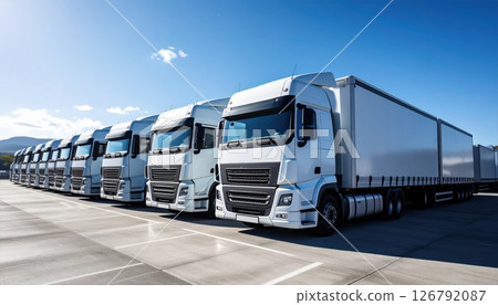 物流圖片（卡車） 126792087