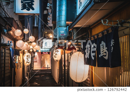 Tanukikoji, a nostalgic drinking district at the north exit of Yokohama Station Tanukikoji, a nostalgic drinking district at the north exit of Yokohama Station 126792442