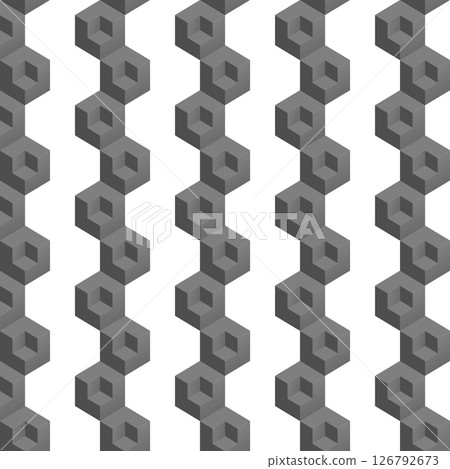 Vector illustration of 3d cubes 126792673