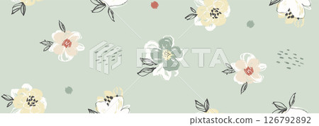Artistic Geometric Floral Scrollwork Hand Drawn Patterns Artistic Geometric Floral Scrollwork Hand Drawn Patterns 126792892