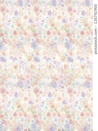 Artistic Geometric Floral Scrollwork Hand Drawn Patterns 126792900