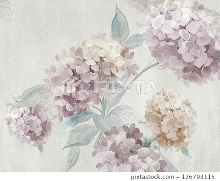 Unique Hand Painted Geometric and Curly Floral Design Artworks Unique Hand Painted Geometric and Curly Floral Design Artworks 126793115