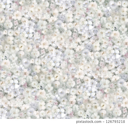 Elegant Handmade Geometric Floral Scroll Pattern Compositions 126793218