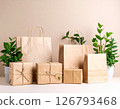 Ecofriendly sustainable packaging design 126793468