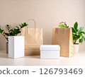 Ecofriendly sustainable packaging design 126793469