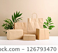 Ecofriendly sustainable packaging design 126793470