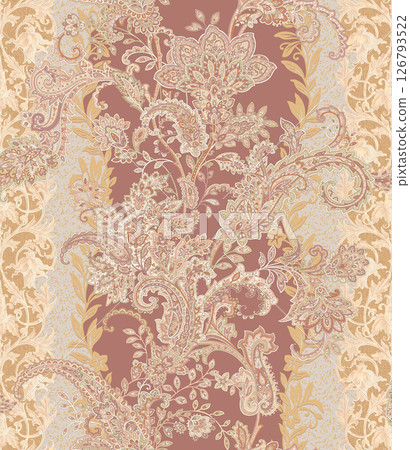 Timeless Geometric Shapes Blended with Floral Scrollwork Drawings Timeless Geometric Shapes Blended with Floral Scrollwork Drawings 126793522