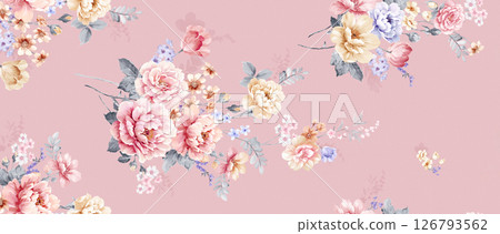 Timeless Geometric Shapes Blended with Floral Scrollwork Drawings Timeless Geometric Shapes Blended with Floral Scrollwork Drawings 126793562