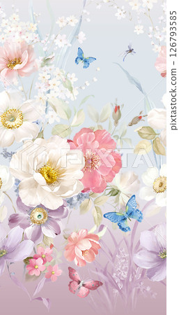 Timeless Geometric Shapes Blended with Floral Scrollwork Drawings Timeless Geometric Shapes Blended with Floral Scrollwork Drawings 126793585