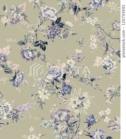 Stunning Hand Painted Geometric Floral Scroll Pattern Creations Stunning Hand Painted Geometric Floral Scroll Pattern Creations 126793692