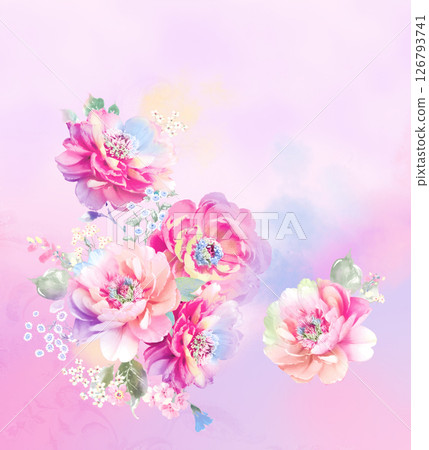 Inspired Geometric Floral Scrollwork Hand Drawn Illustrations Inspired Geometric Floral Scrollwork Hand Drawn Illustrations 126793741