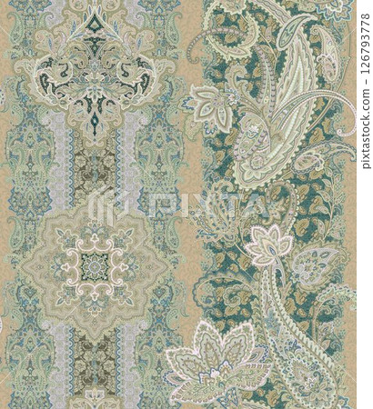 Inspired Geometric Floral Scrollwork Hand Drawn Illustrations Inspired Geometric Floral Scrollwork Hand Drawn Illustrations 126793778