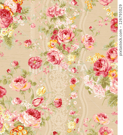 Inspired Geometric Floral Scrollwork Hand Drawn Illustrations Inspired Geometric Floral Scrollwork Hand Drawn Illustrations 126793829