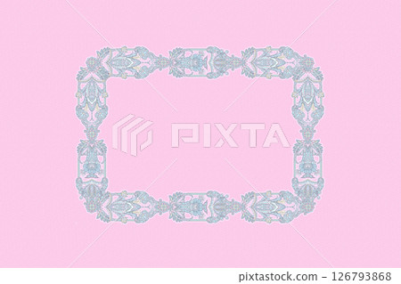 Modern Fusion of Geometric Shapes and Floral Scroll Motifs Modern Fusion of Geometric Shapes and Floral Scroll Motifs 126793868