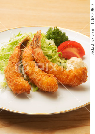 Fried shrimp Fried shrimp 126793969