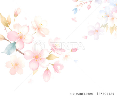 Cherry background material 126794585