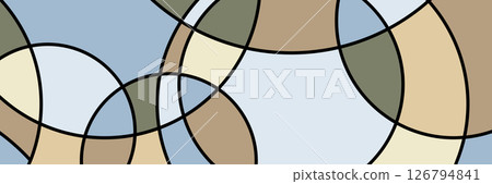 Colorful design of abstract geometric shapes. A template for screensavers, wallpapers, banners, textures, and textiles. The idea of interior design and creativity 126794841