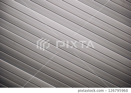 Gray cladding forming diagonal lines creating modern background 126795968