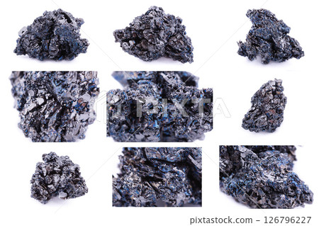 Collection of stone mineral Cowellite Collection of stone mineral Cowellite 126796227