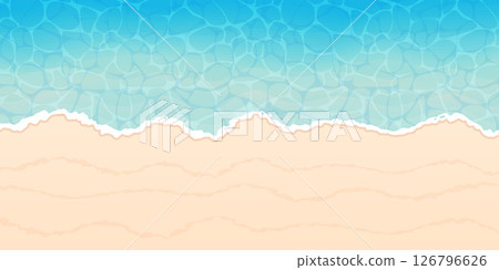 美麗的大海和海岸線 126796626