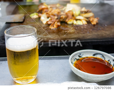 Teppanyaki of hormones Teppanyaki of hormones 126797086