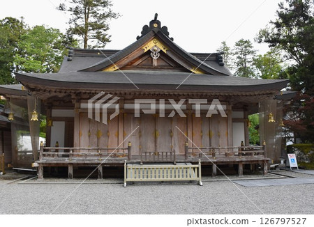 Kumano main shrine worship hall Kumano main shrine worship hall 126797527