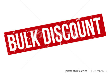 Bulk discount Rubber Stamp Seal Vector 126797692