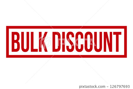 Bulk discount Rubber Stamp Seal Vector 126797693