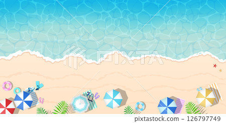 美麗的大海和海岸線 126797749