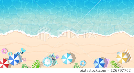 美麗的大海和海岸線 126797762