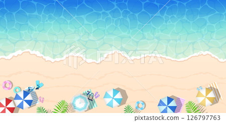 美麗的大海和海岸線 美麗的大海和海岸線 126797763