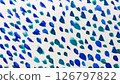 藍色水彩顏料斑點圖案 126797822