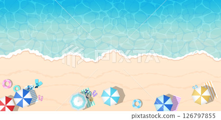 美麗的大海和海岸線 126797855