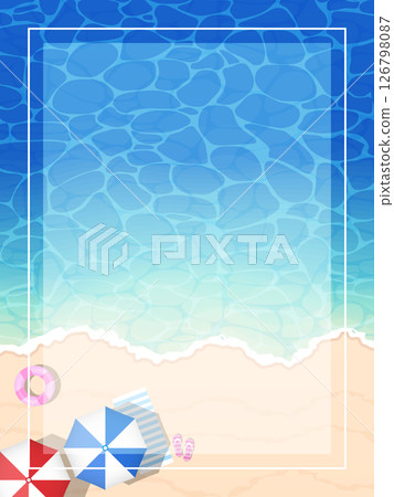 美麗的大海和海岸線 126798087